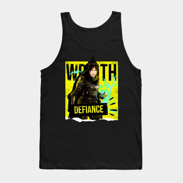 Apex Legends Wraith Defiance Tank Top by LucioDarkTees